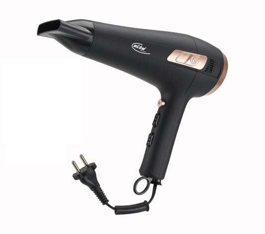 Elta Power Haartrockner 2200W mit Kabeleinzug, 3 Temperaturstufen, 2 Geschwindigkeiten, Cool-Shot, Stylingdüse