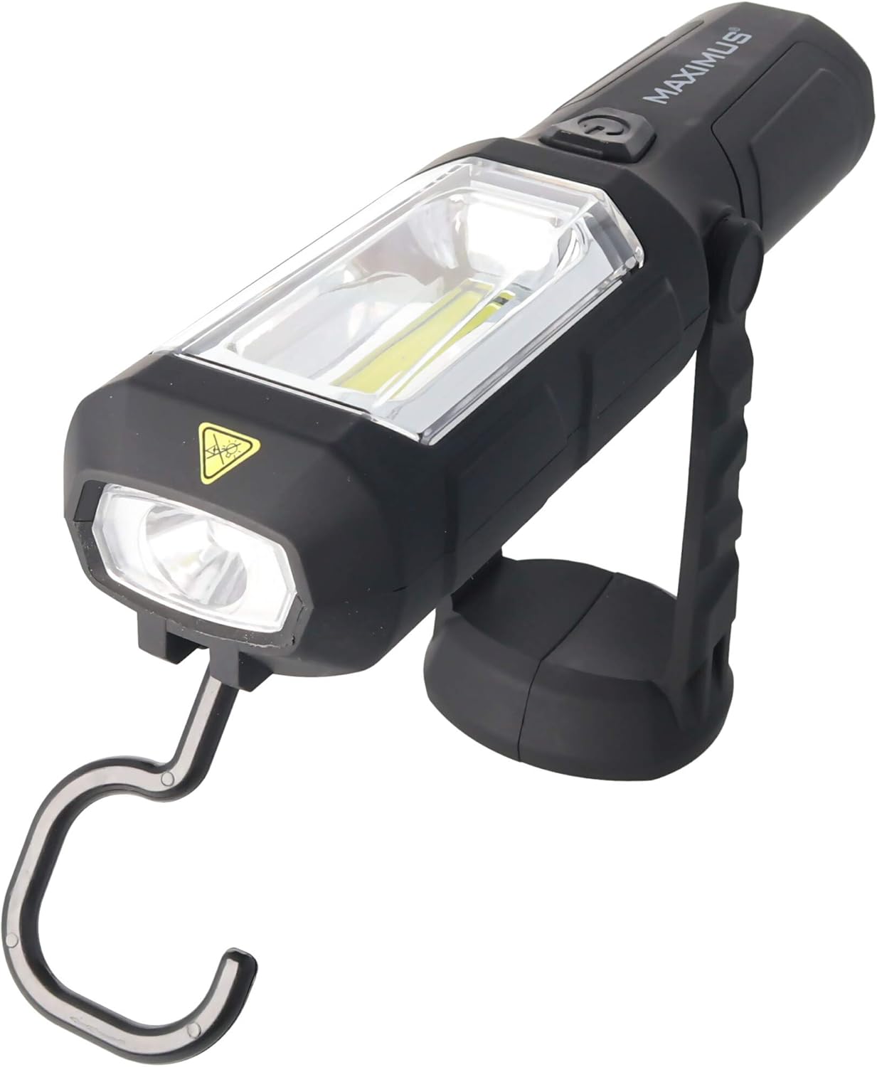 MAXIMUS 3W LED Arbeitsleuchte inklusive 3 Marken Alkaline Batterien mit Magnet, max. 250 Lumen
