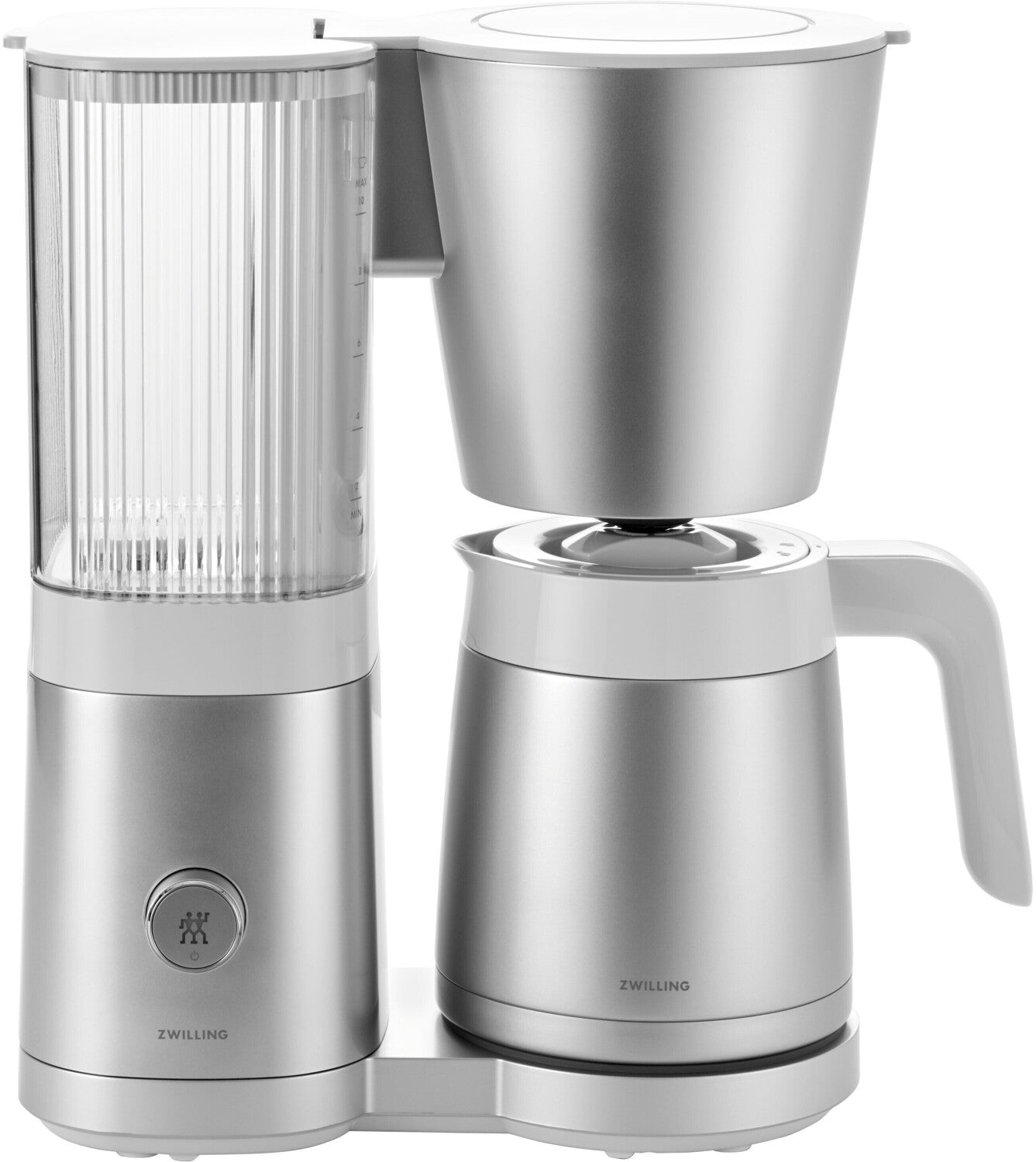 Zwilling Enfinigy Filterkaffeemaschine Mit 1,25l Thermokanne Silber