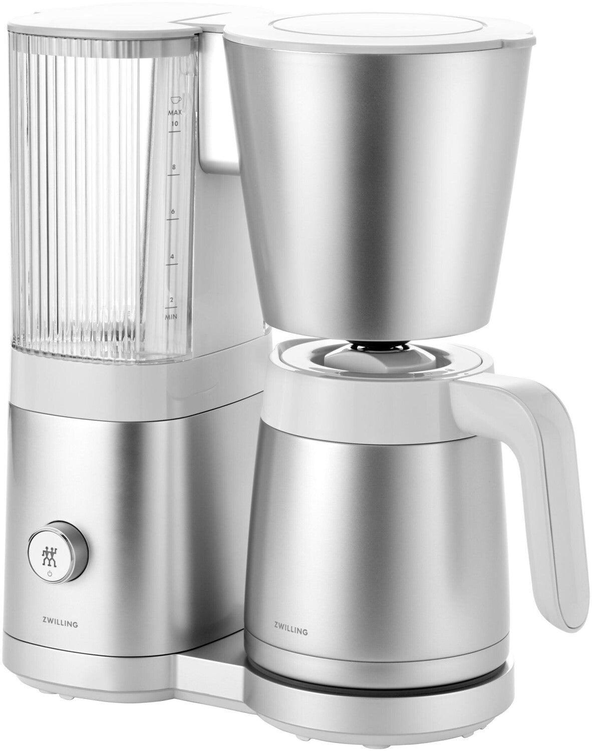 Zwilling Enfinigy Filterkaffeemaschine Mit 1,25l Thermokanne Silber
