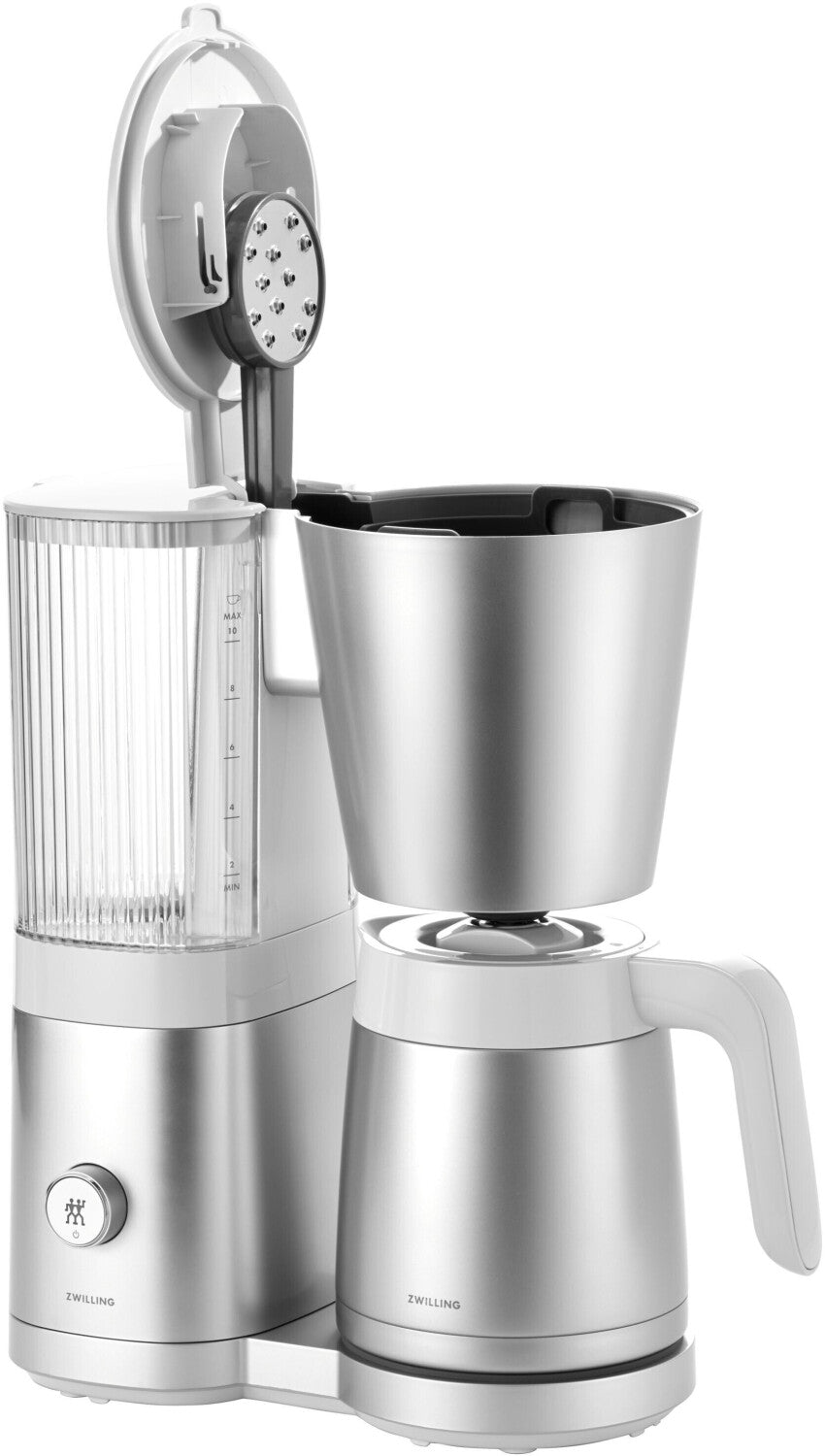 Zwilling Enfinigy Filterkaffeemaschine Mit 1,25l Thermokanne Silber