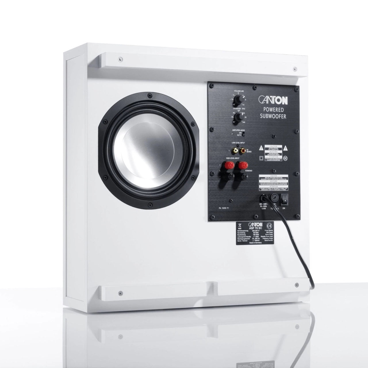 Canton ASF 75 SC Aktivsubwoofer mit SC-Technologie | Weiß