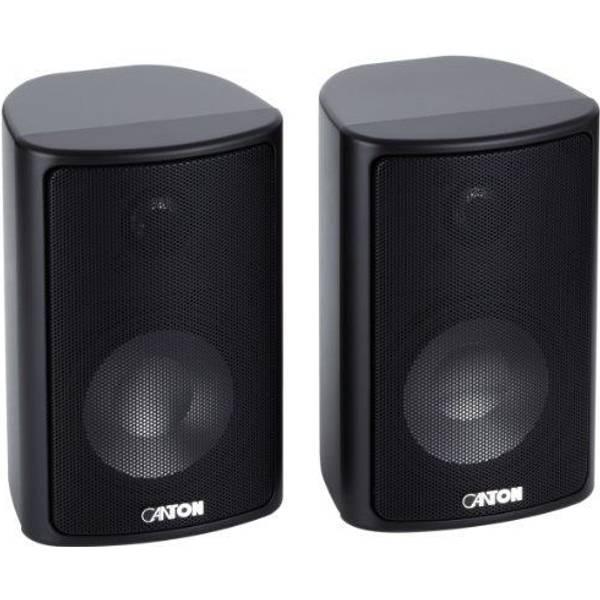 Canton Plus X.3 Kompaktlautsprecher für HiFi & Heimkino | Paar | Schwarz