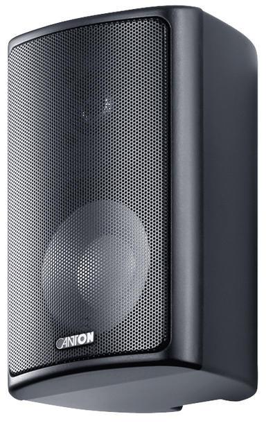 Canton Plus X.3 Kompaktlautsprecher für HiFi & Heimkino | Paar | Schwarz