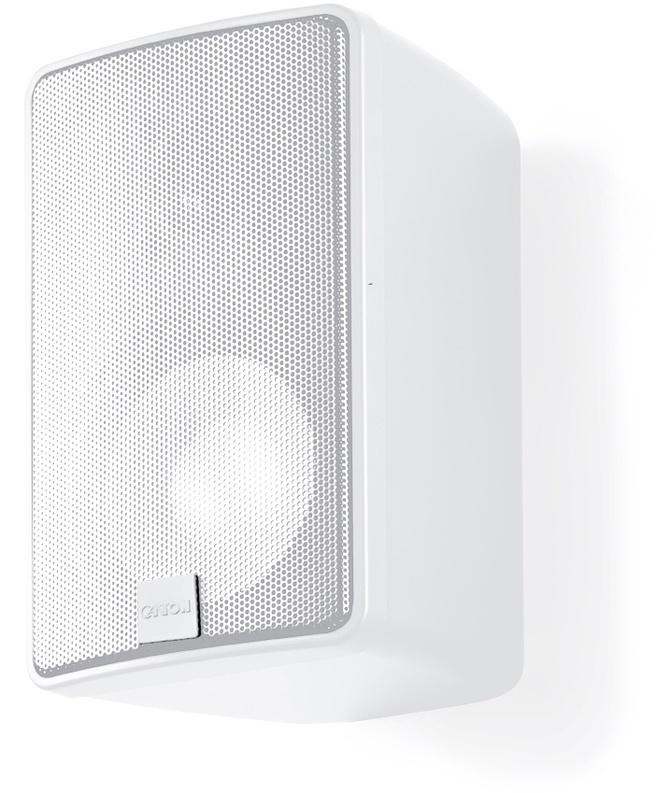 Canton Plus X.3 Kompaktlautsprecher für HiFi & Heimkino | Paar | Weiß
